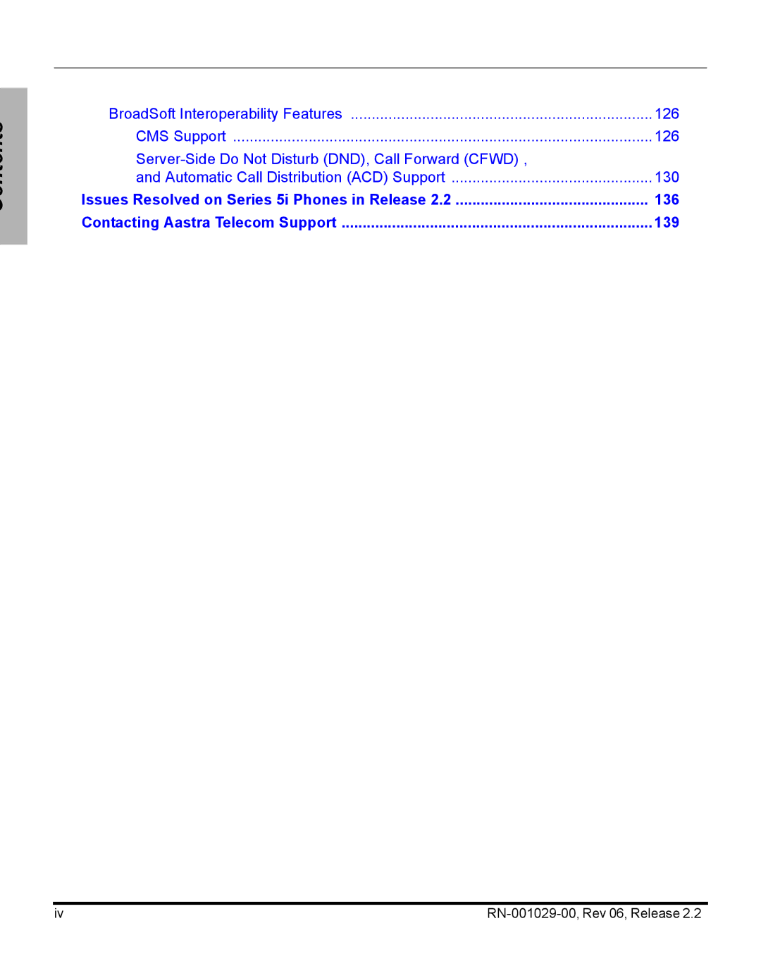 Aastra Telecom RN-001029-00, REV 06 manual 136 