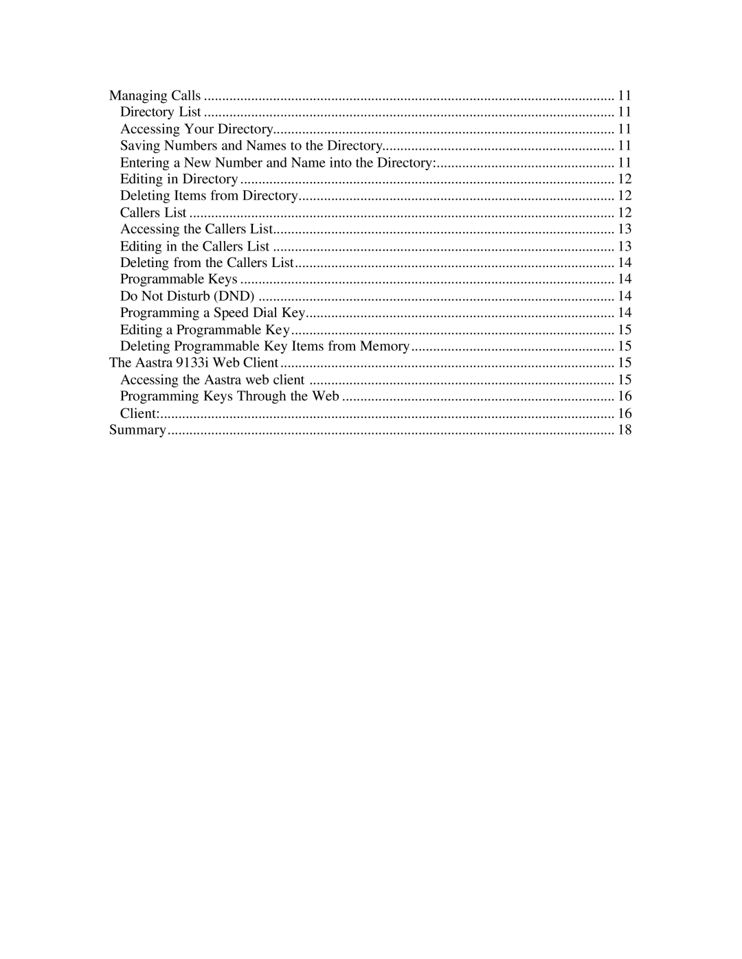 Aastra Telecom SIP9133i manual 