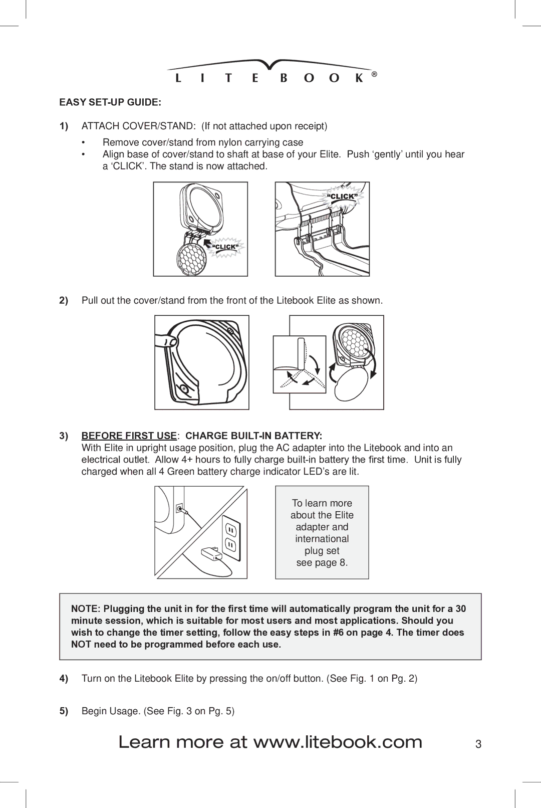 AB Soft 2.02 manual Easy SET-UP Guide, Before First USE Charge BUILT-IN Battery 