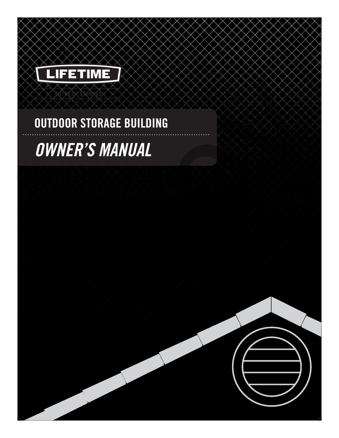 AB Soft 6424 manual Outdoor Storage Building, MODEL 30” OUTDOOR STORAGE EXTENSION KIT, O U T D O O R S T O R A G E 