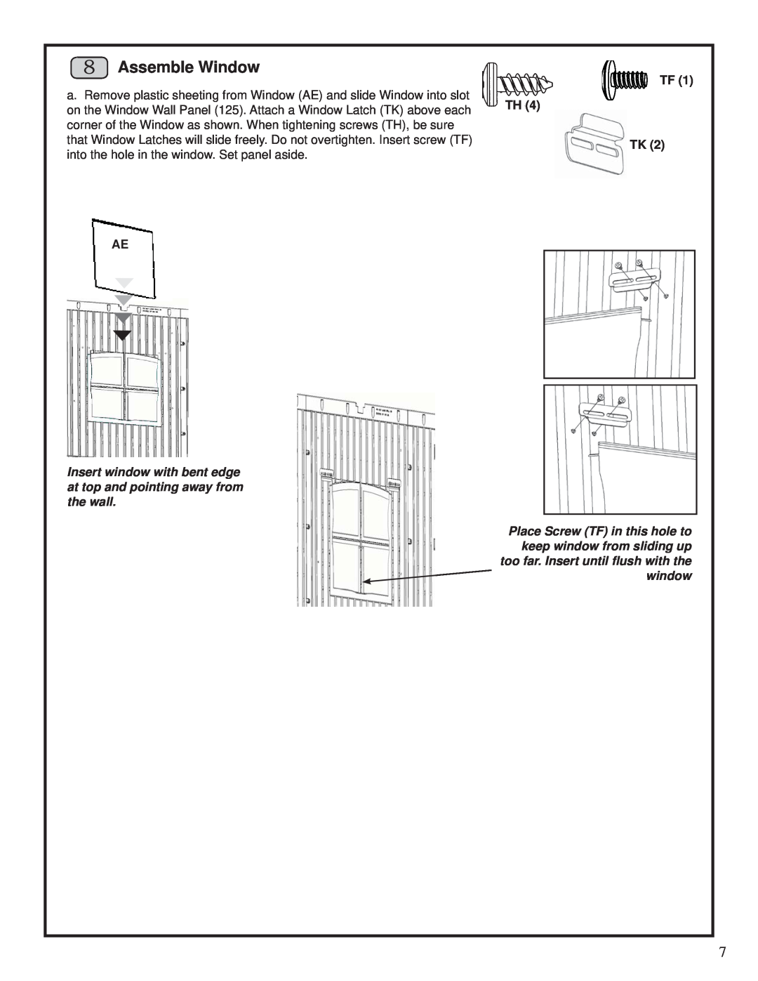 AB Soft 6424 manual Assemble Window 