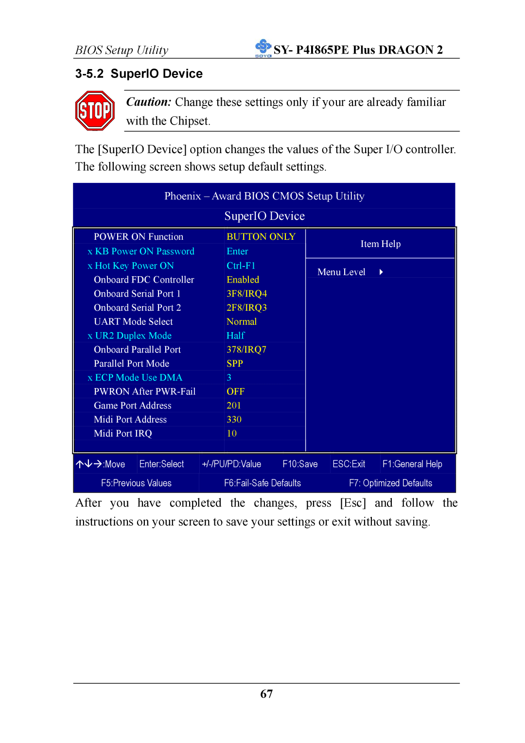 AB Soft ATX 12V user manual SuperIO Device 