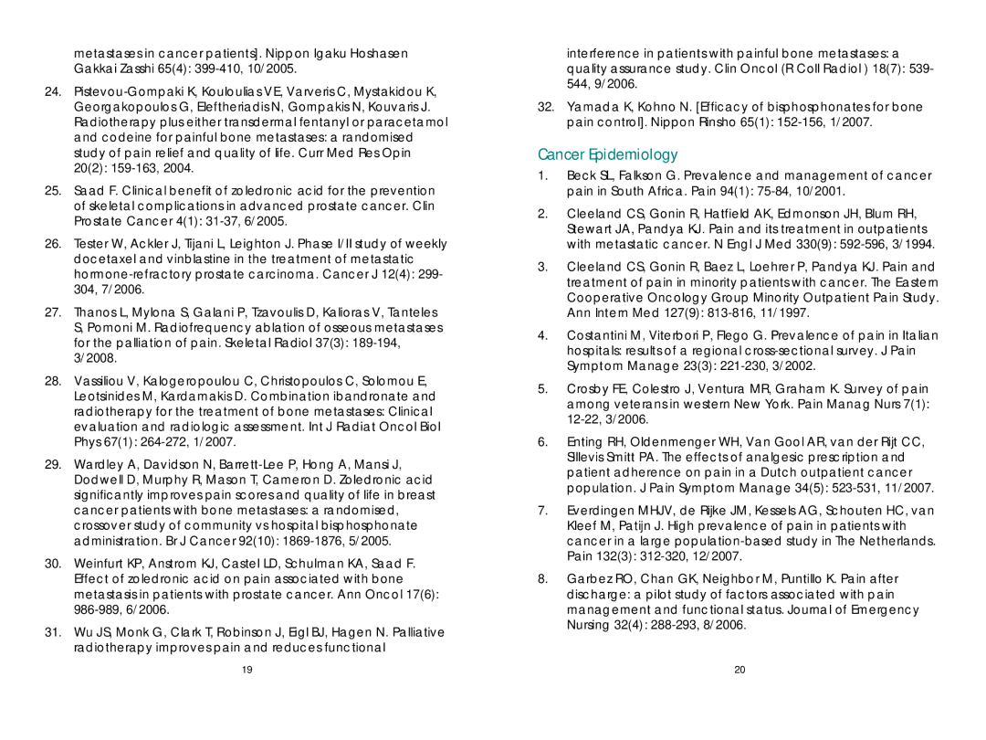 AB Soft ii manual Cancer Epidemiology 