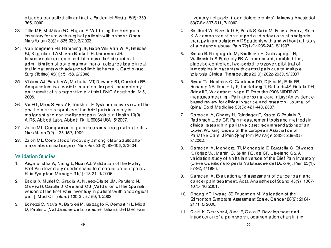 AB Soft ii manual Validation Studies 