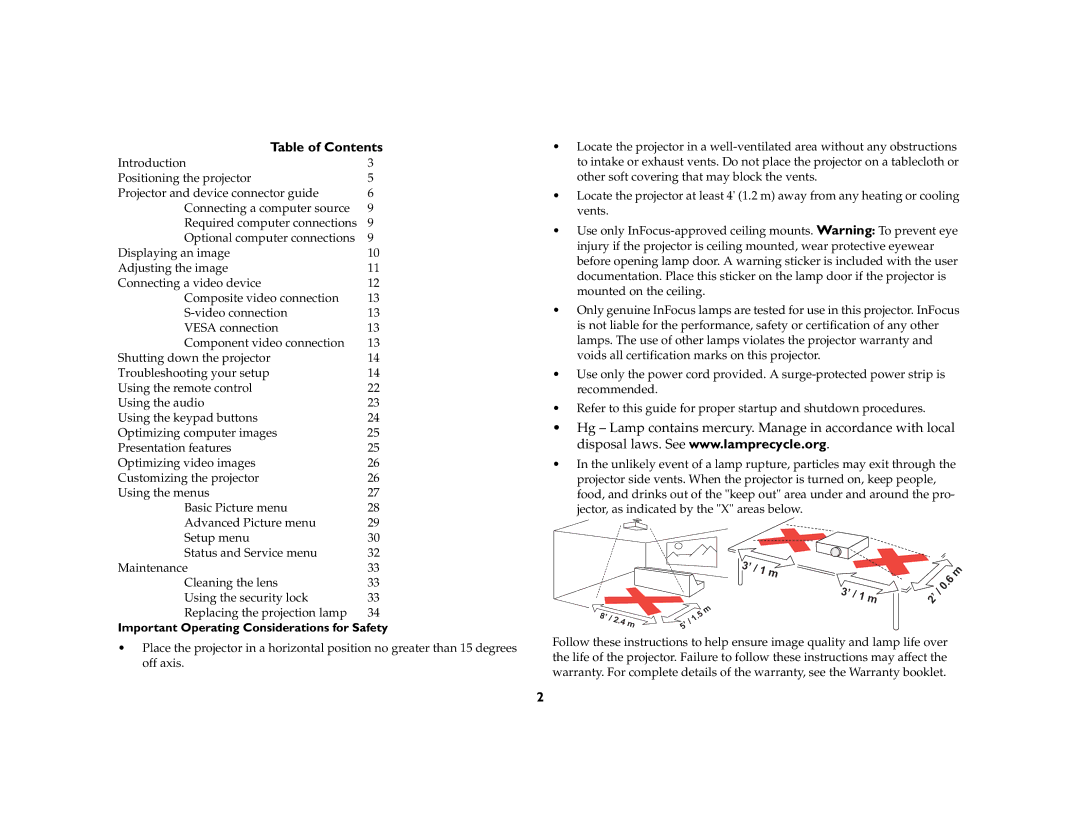 AB Soft IN2104, IN2106, IN2102 manual Table of Contents 