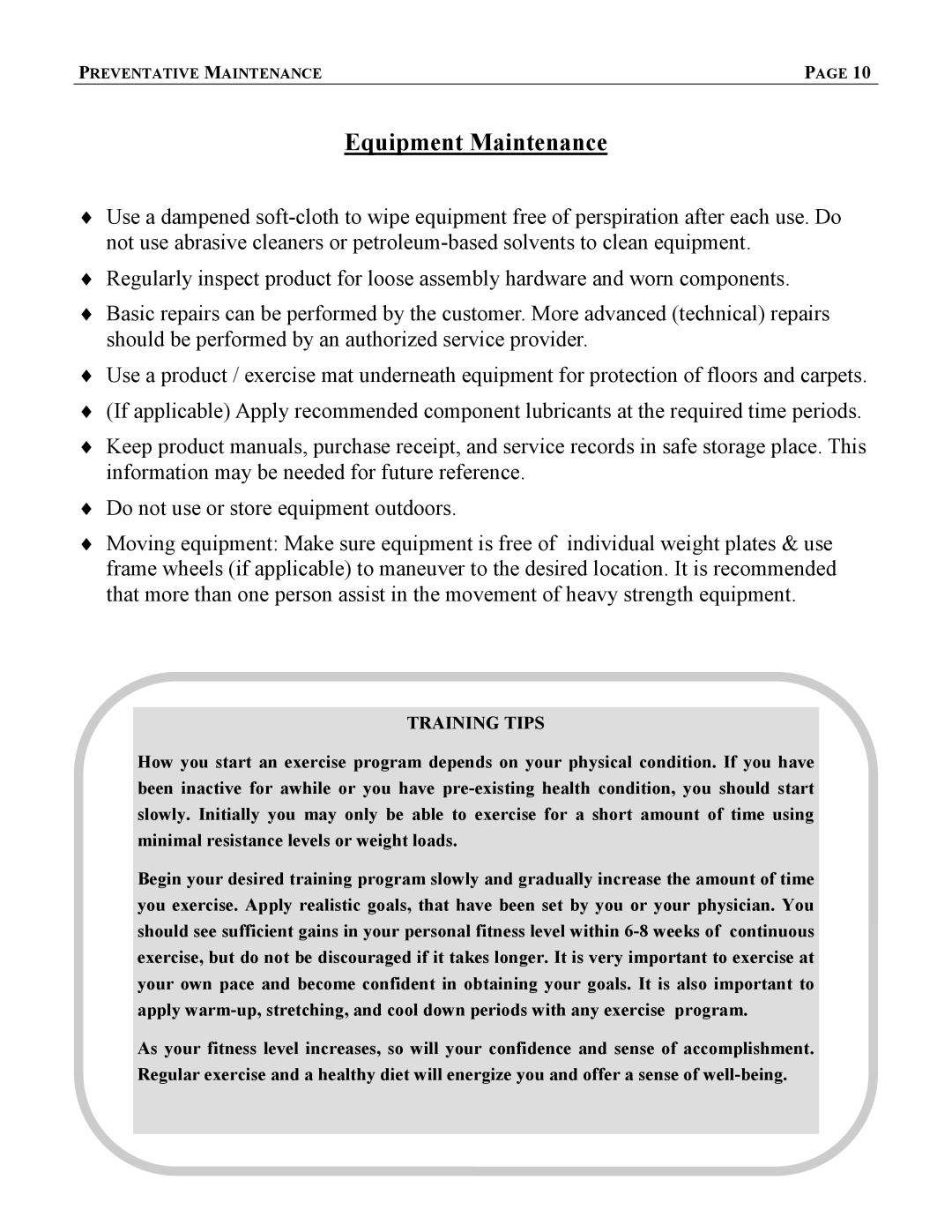 AB Soft LS 526 manual Equipment Maintenance 