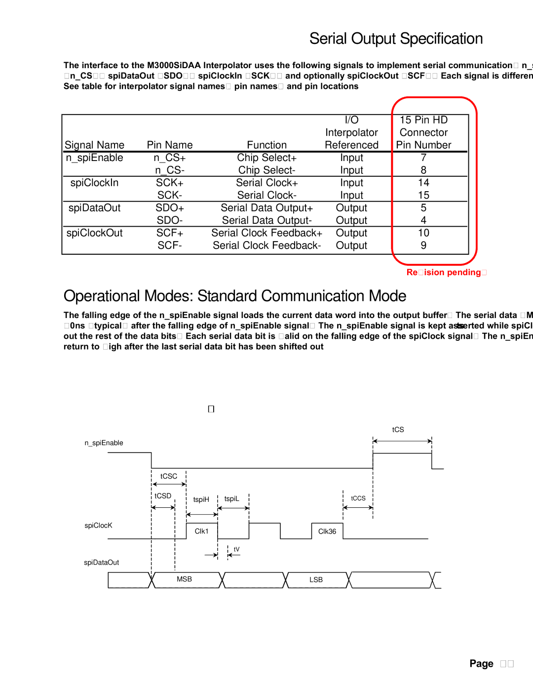 AB Soft Mercury 3000Si manual Serial Output Specification, Operational Modes Standard Communication Mode 