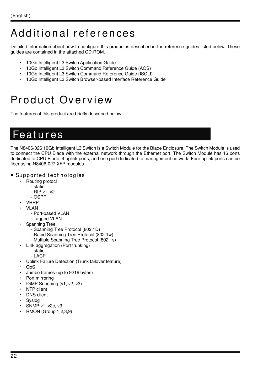 AB Soft N8406-026 manual Features 