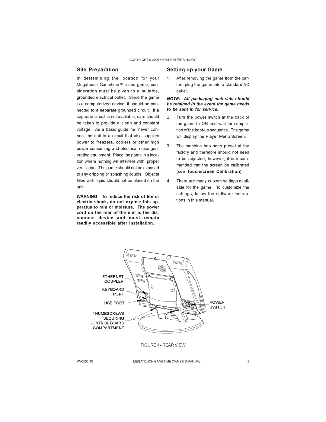 AB Soft PM0503-10 manual Site Preparation, Setting up your Game 