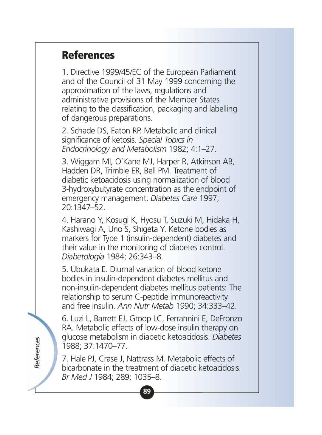 Abbott Diabetes Care ART06986 manual References 