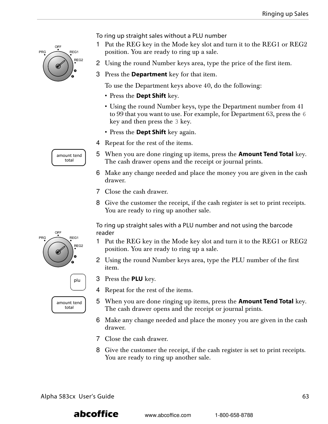 ABC Office manual Alpha 583cx User’s Guide 