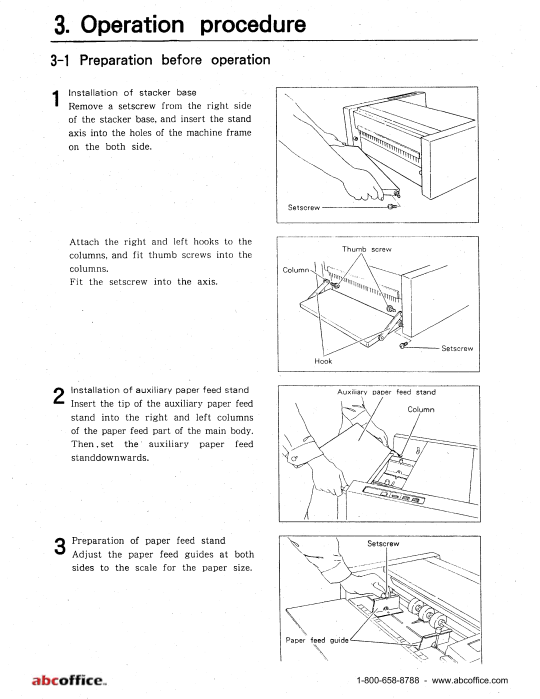 ABC Office FD 415 manual 