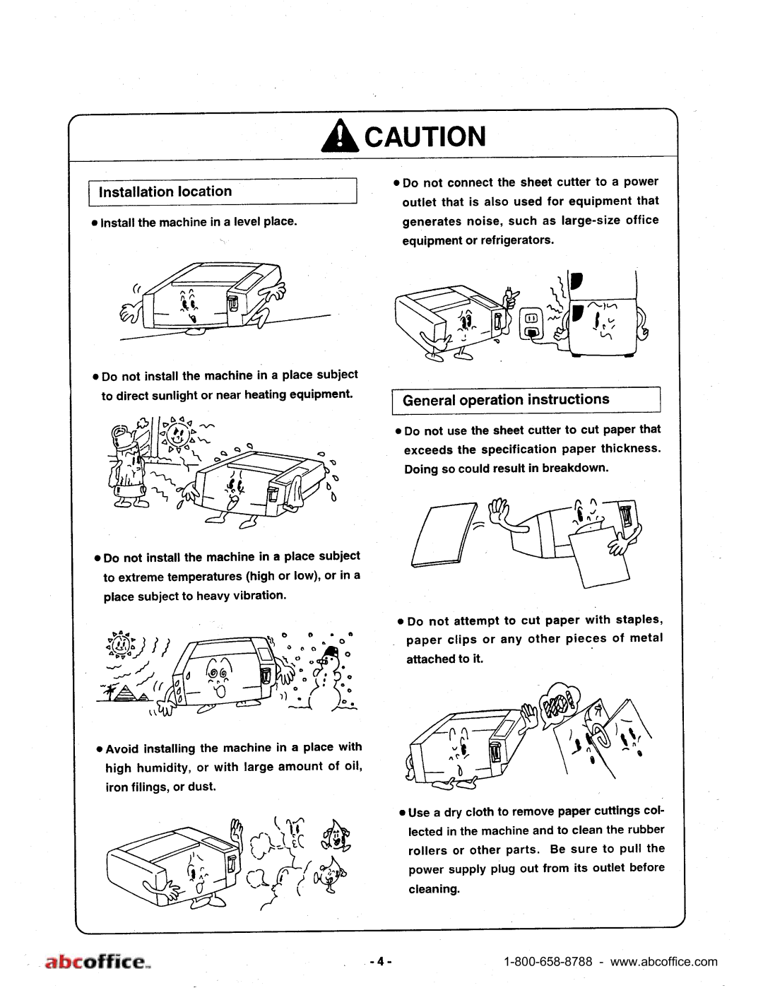 ABC Office FD 572 manual 