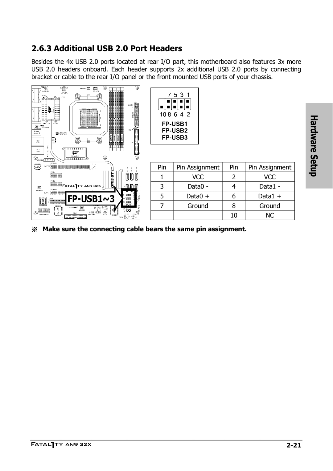 Abit AN9 32X manual Additional USB 2.0 Port Headers, Hardware 