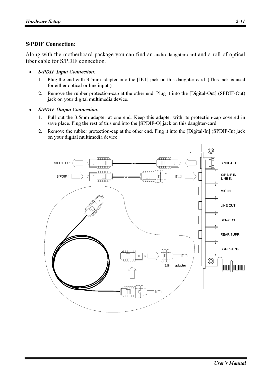 Abit AW8 user manual Pdif Connection 