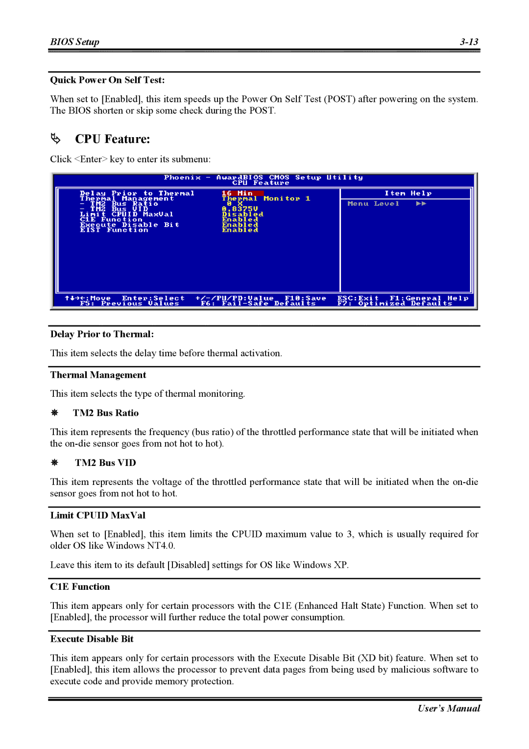 Abit AW8 user manual # CPU Feature 