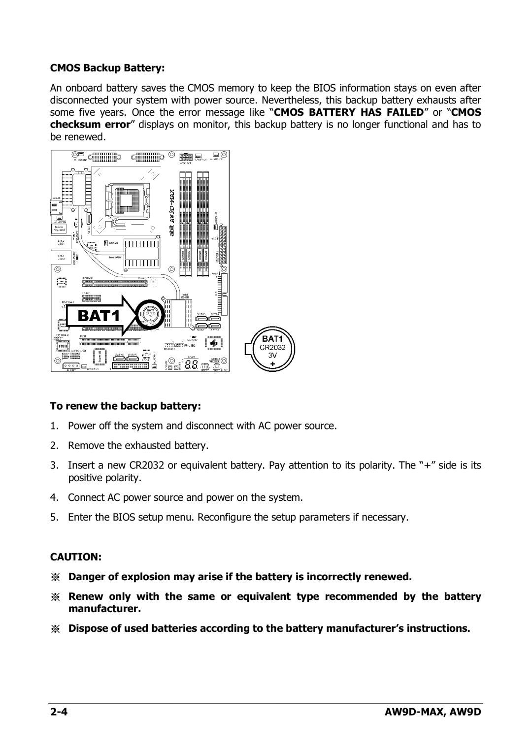 Abit manual AW9D-MAX, AW9D 