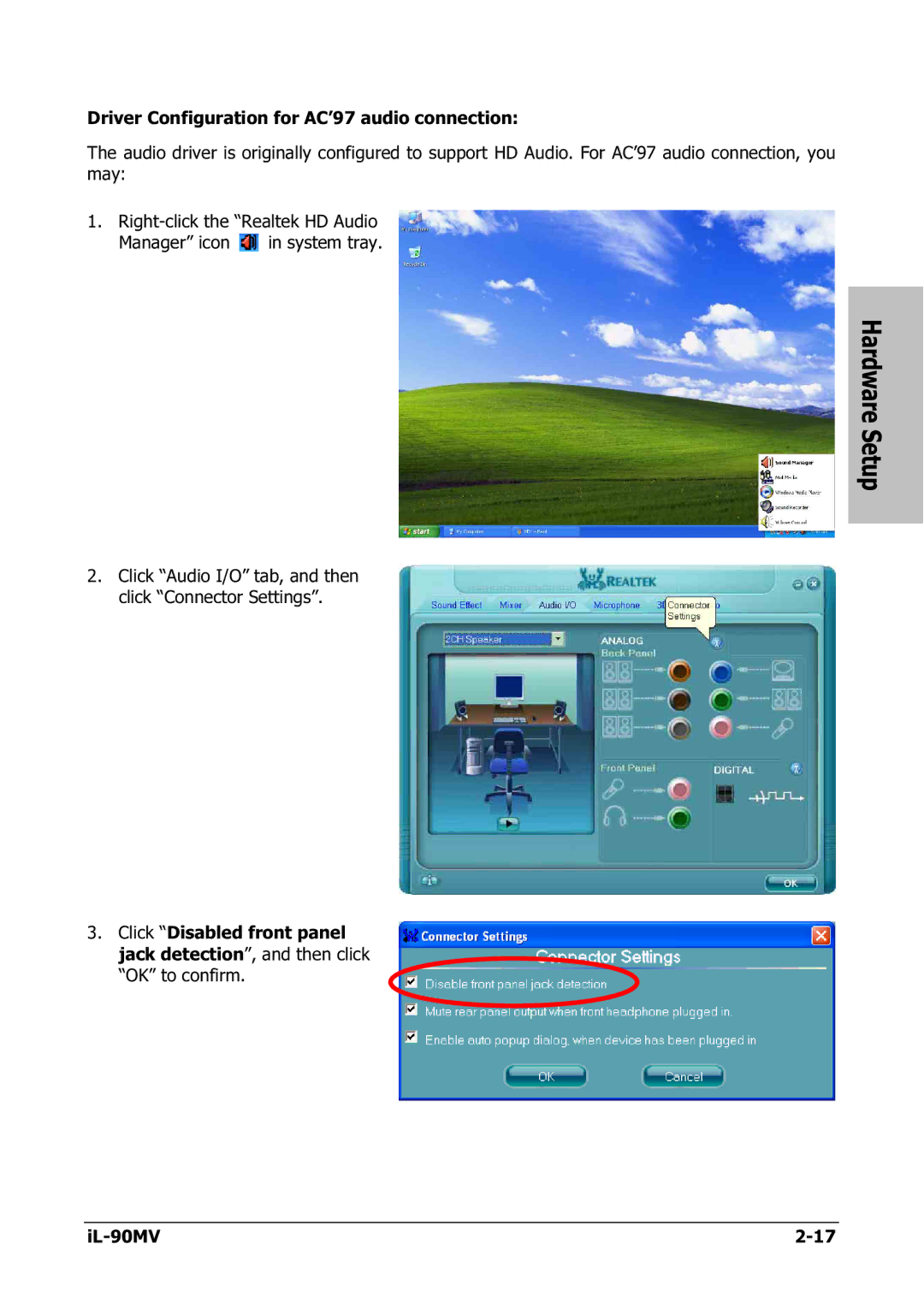 Abit IL-90MV manual Hardware Setup 