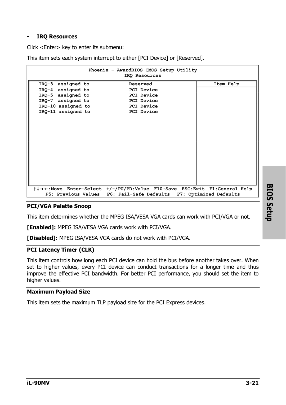 Abit IL-90MV manual Bios Setup 