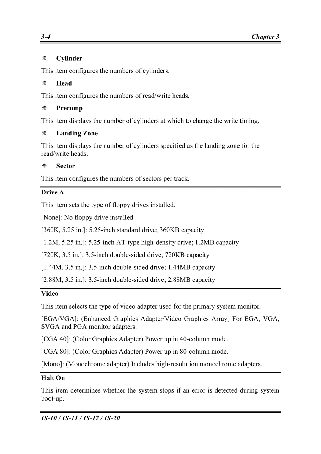 Abit IS-10, IS-12, IS-20, IS-11 user manual Chapter 