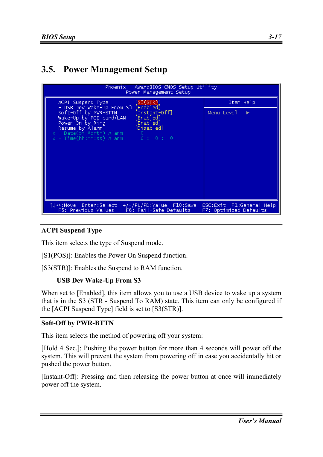 Abit IS-11, IS-12, IS-20, IS-10 user manual Power Management Setup 