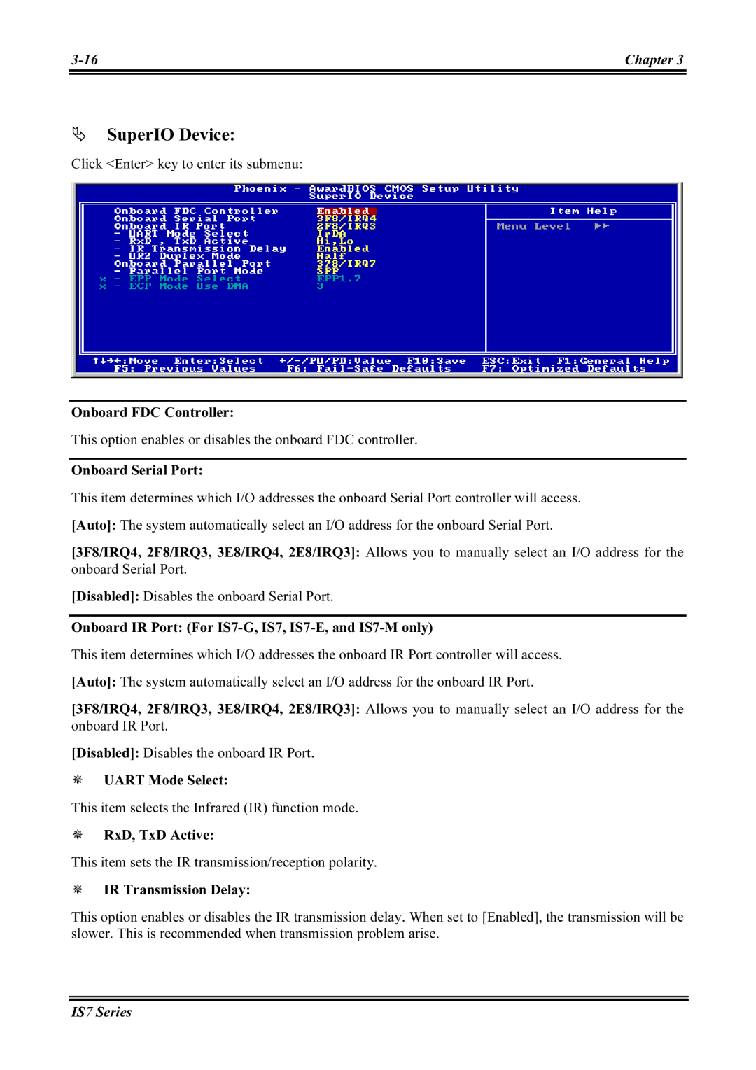 Abit IS7-M, IS7-G, IS7-E2V, IS7-E2G, IS7-V2 user manual SuperIO Device 