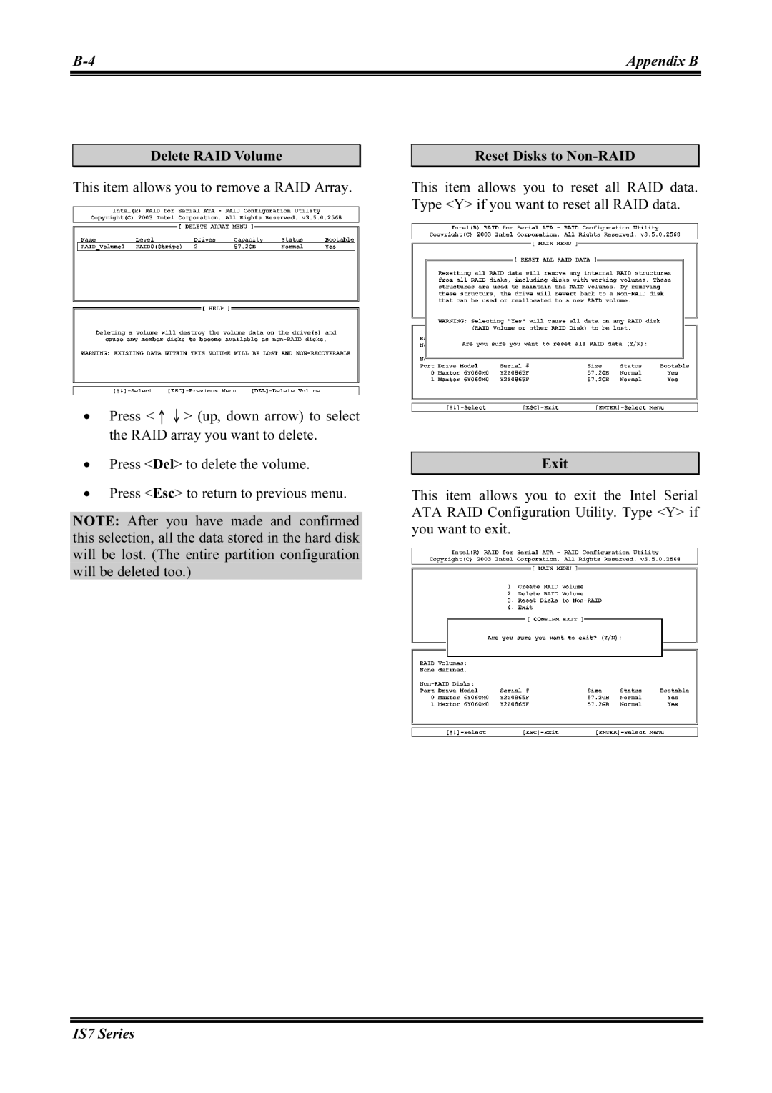 Abit IS7-M, IS7-G, IS7-E2V, IS7-E2G, IS7-V2 user manual Appendix B 