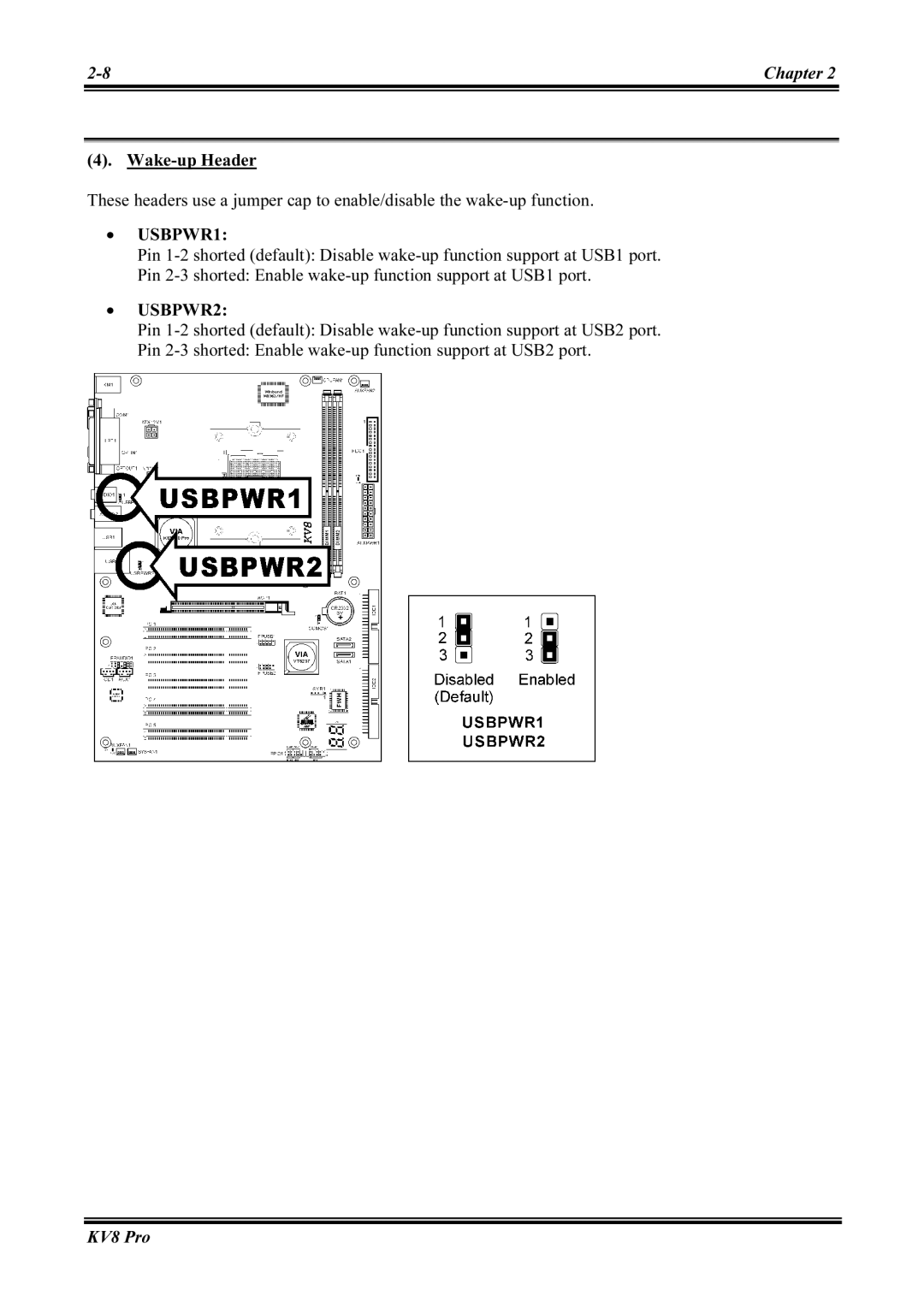 Abit KV8 PRO user manual USBPWR1 