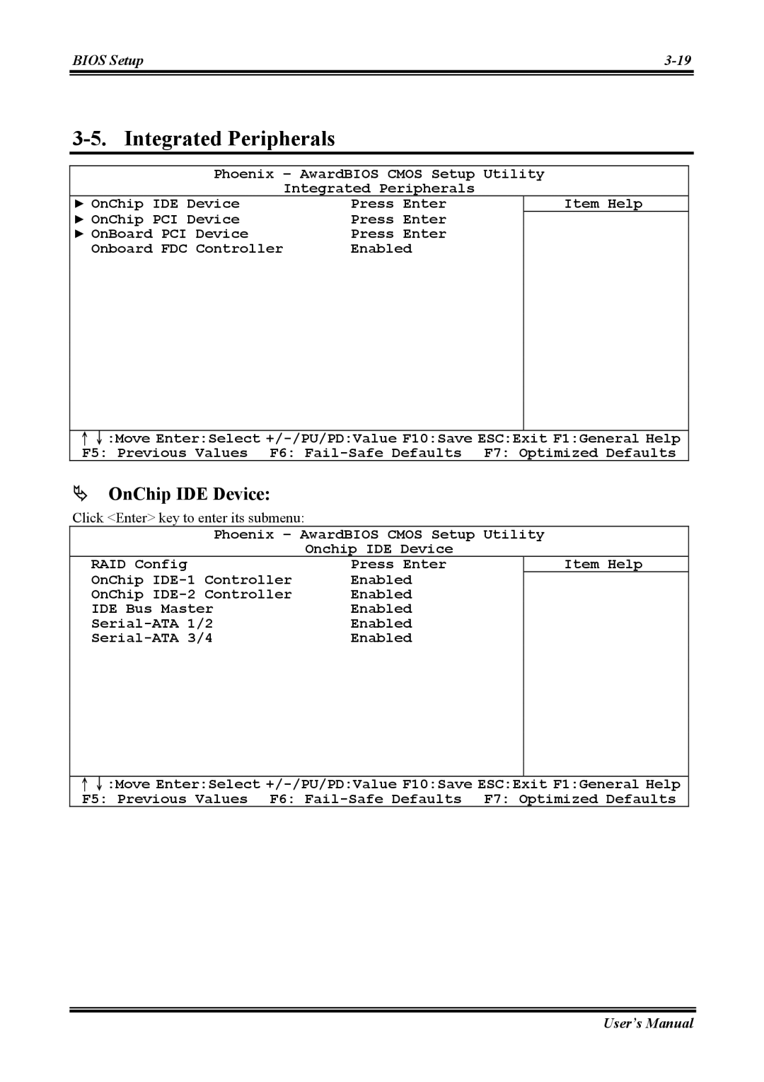 Abit NI8 SLI user manual Integrated Peripherals, # OnChip IDE Device 