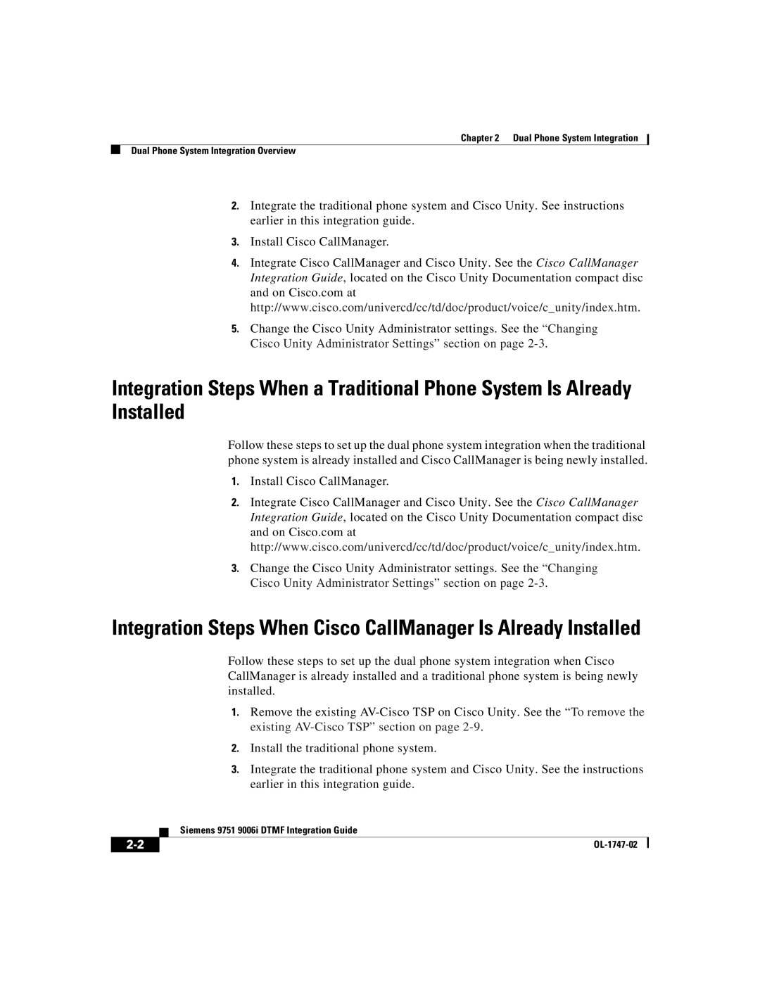 Able Planet OL-1747-02 manual Siemens 9751 9006i Dtmf Integration Guide 