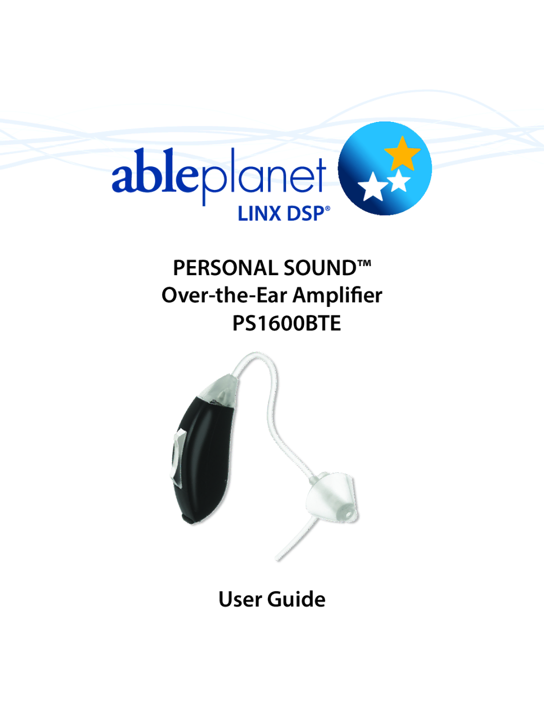 Able Planet PS1600BTE manual Personal Sound 