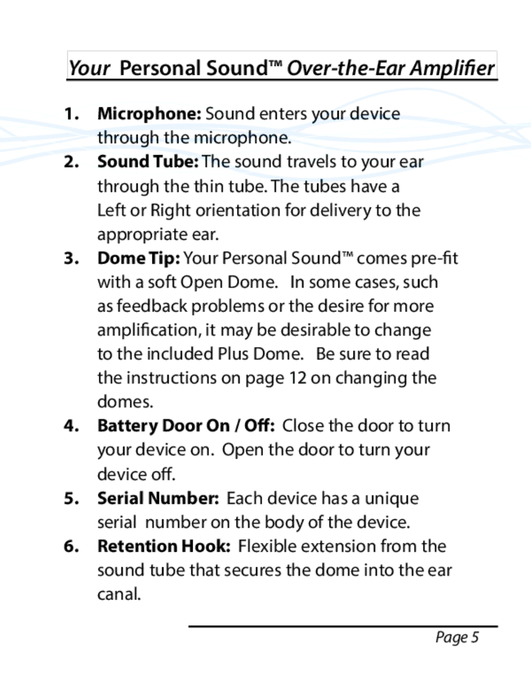 Able Planet PS1600BTE manual Your Personal Sound Over-the-Ear Amplifier 