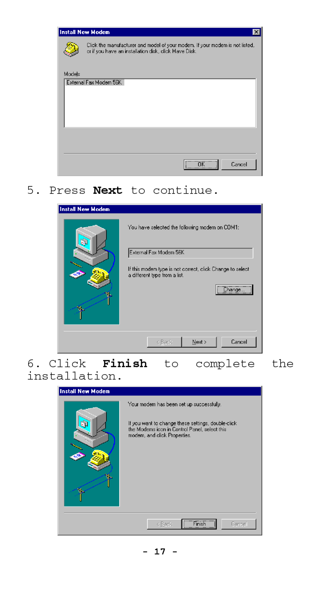 Abocom EFM560 manual 