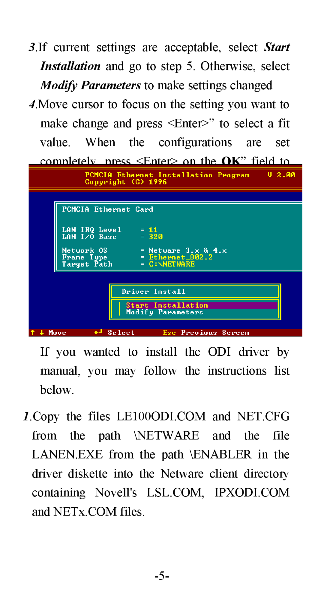 Abocom FE1000 manual 