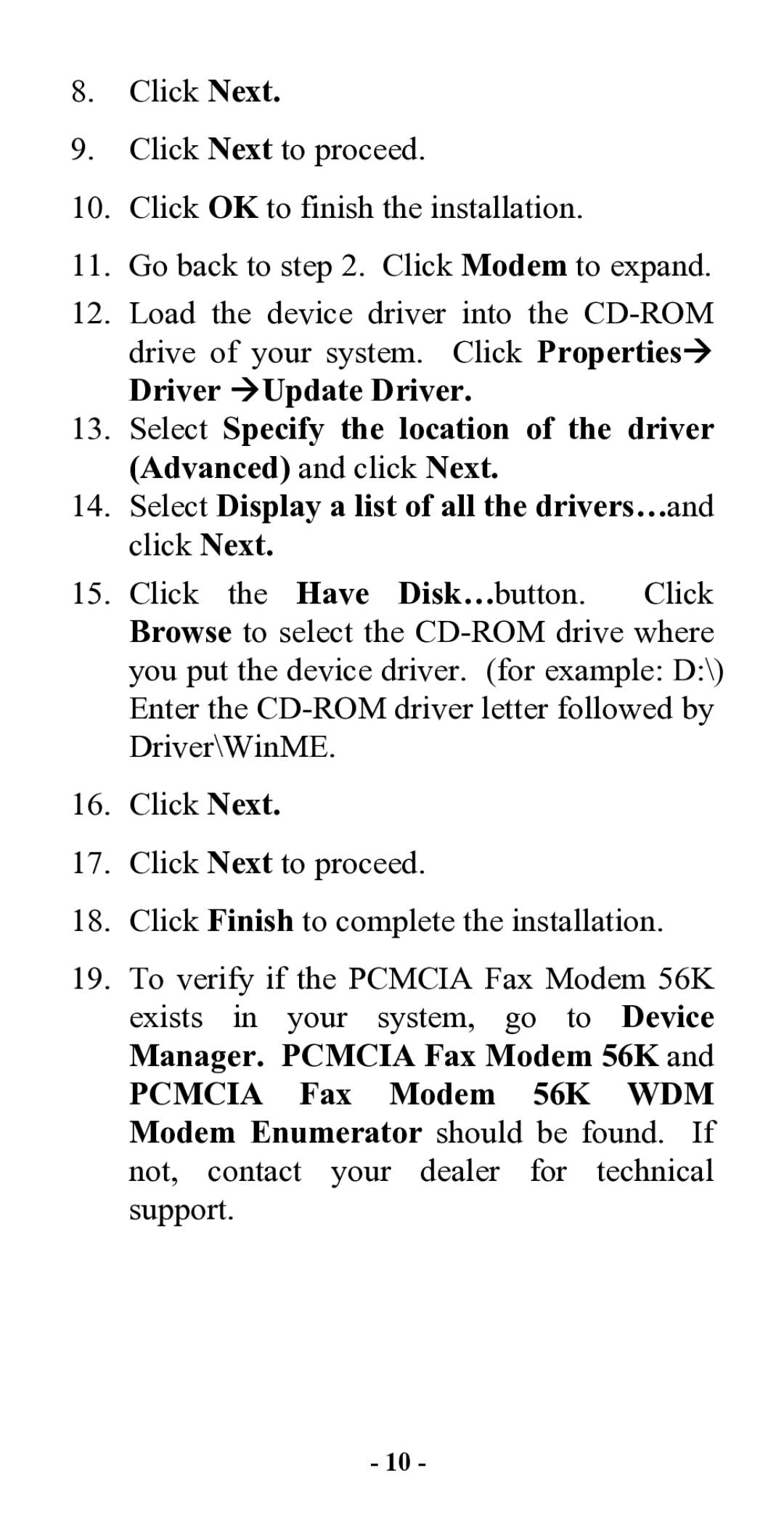 Abocom FM560C manual 