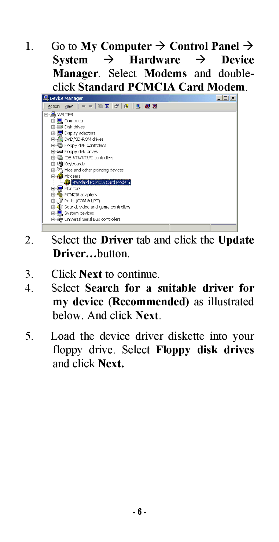 Abocom FM560MX manual 