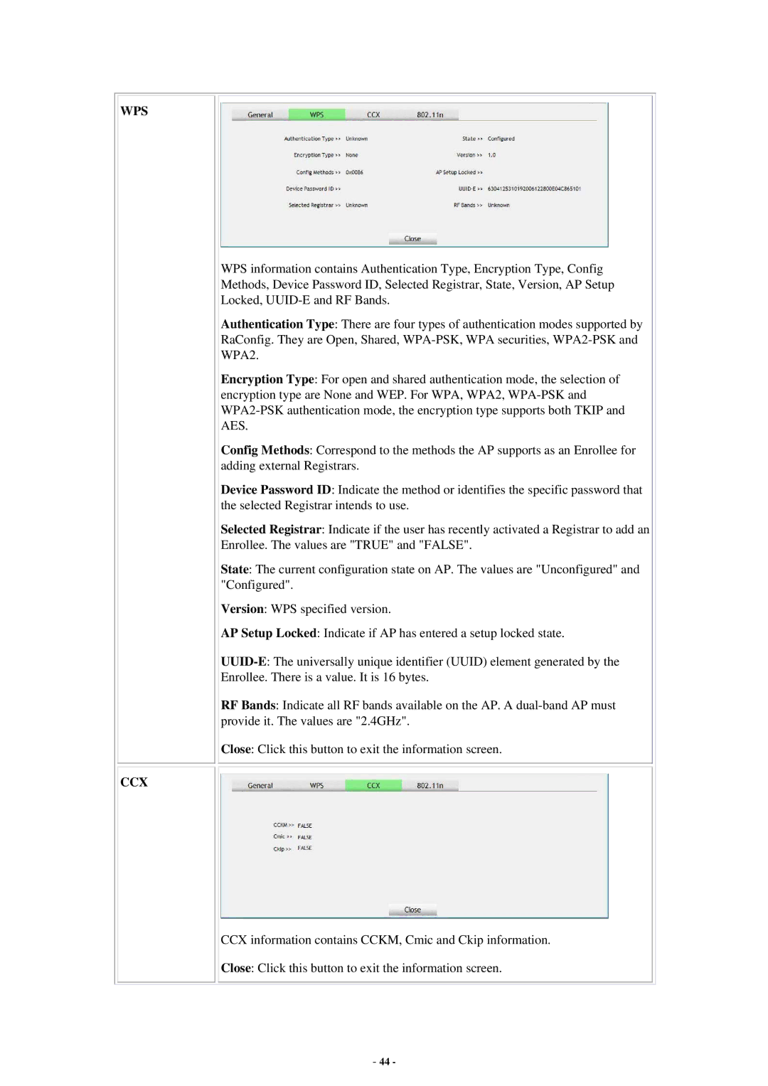 Abocom None user manual Wps Ccx 