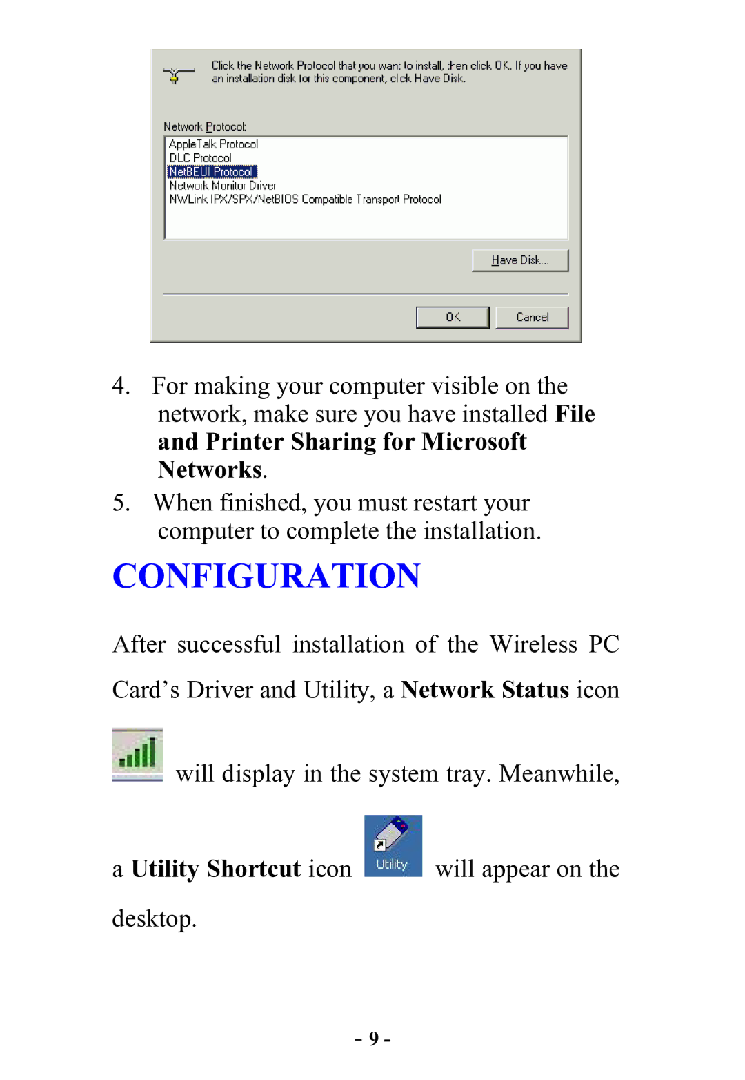 Abocom WB2500 manual Configuration 