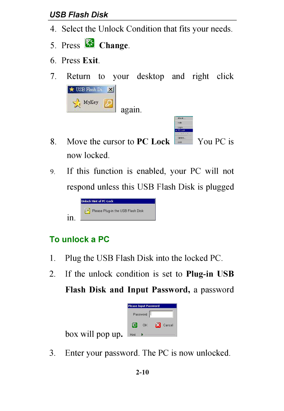 Abocom WBD512 manual To unlock a PC 