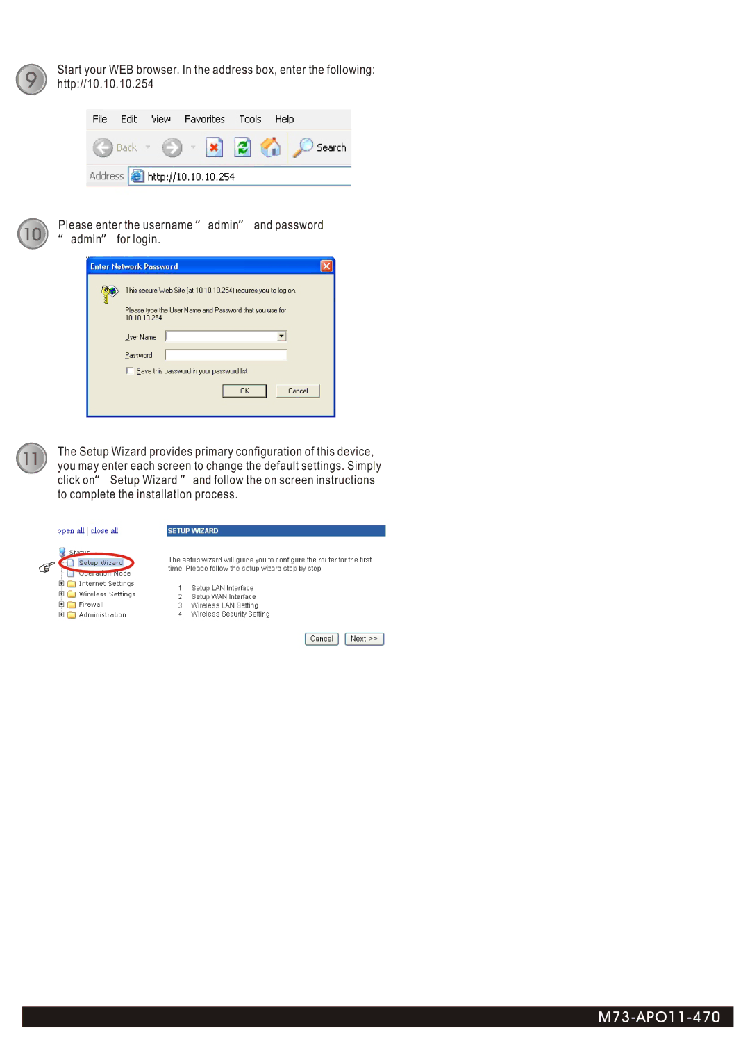 Abocom WR5201 user manual M73-APO11-470 