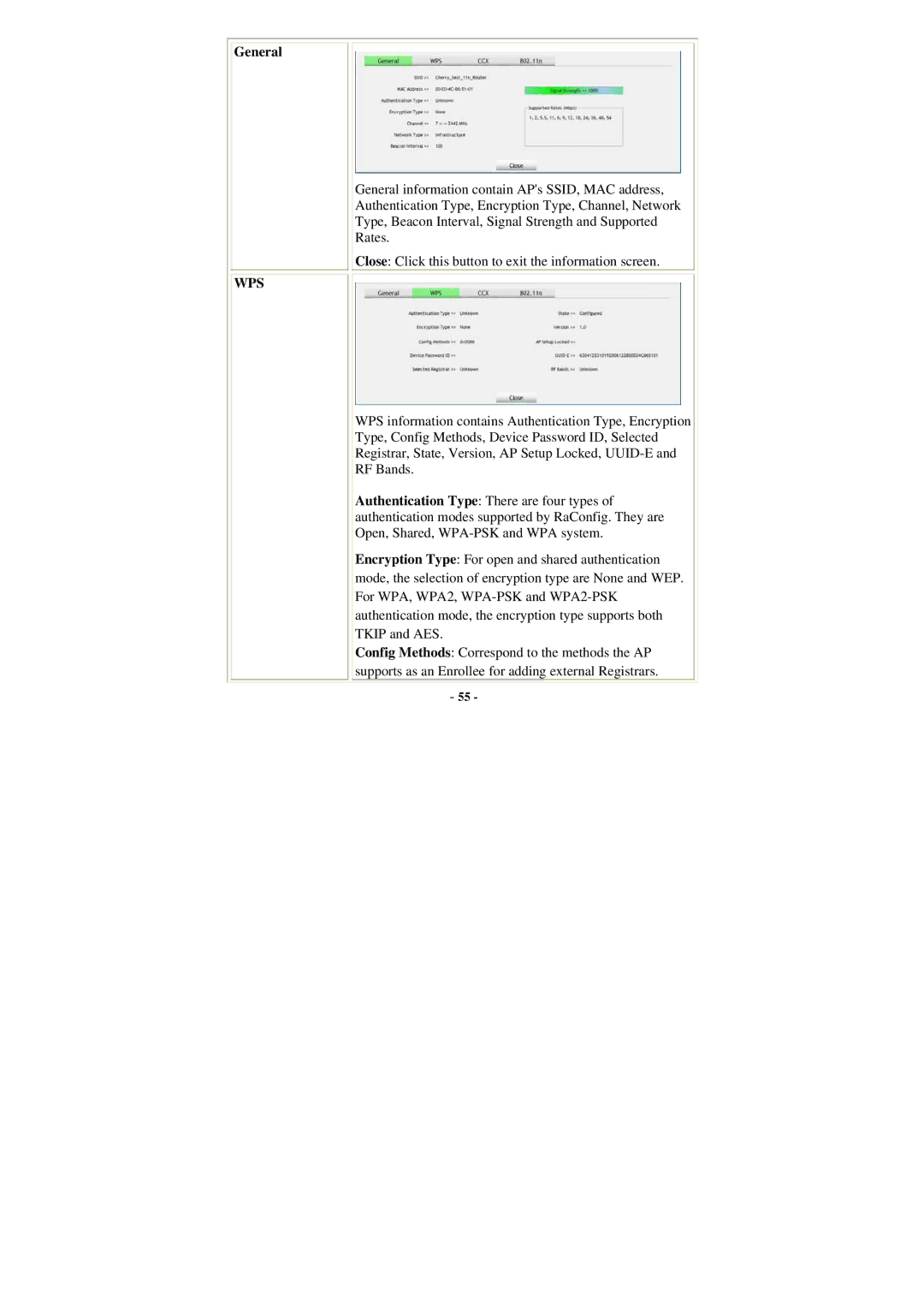 Abocom WU5205 user manual Wps 