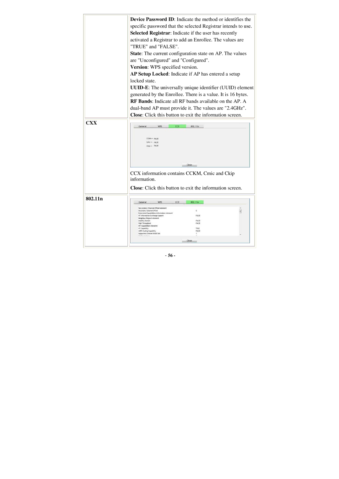 Abocom WU5205 user manual Cxx 