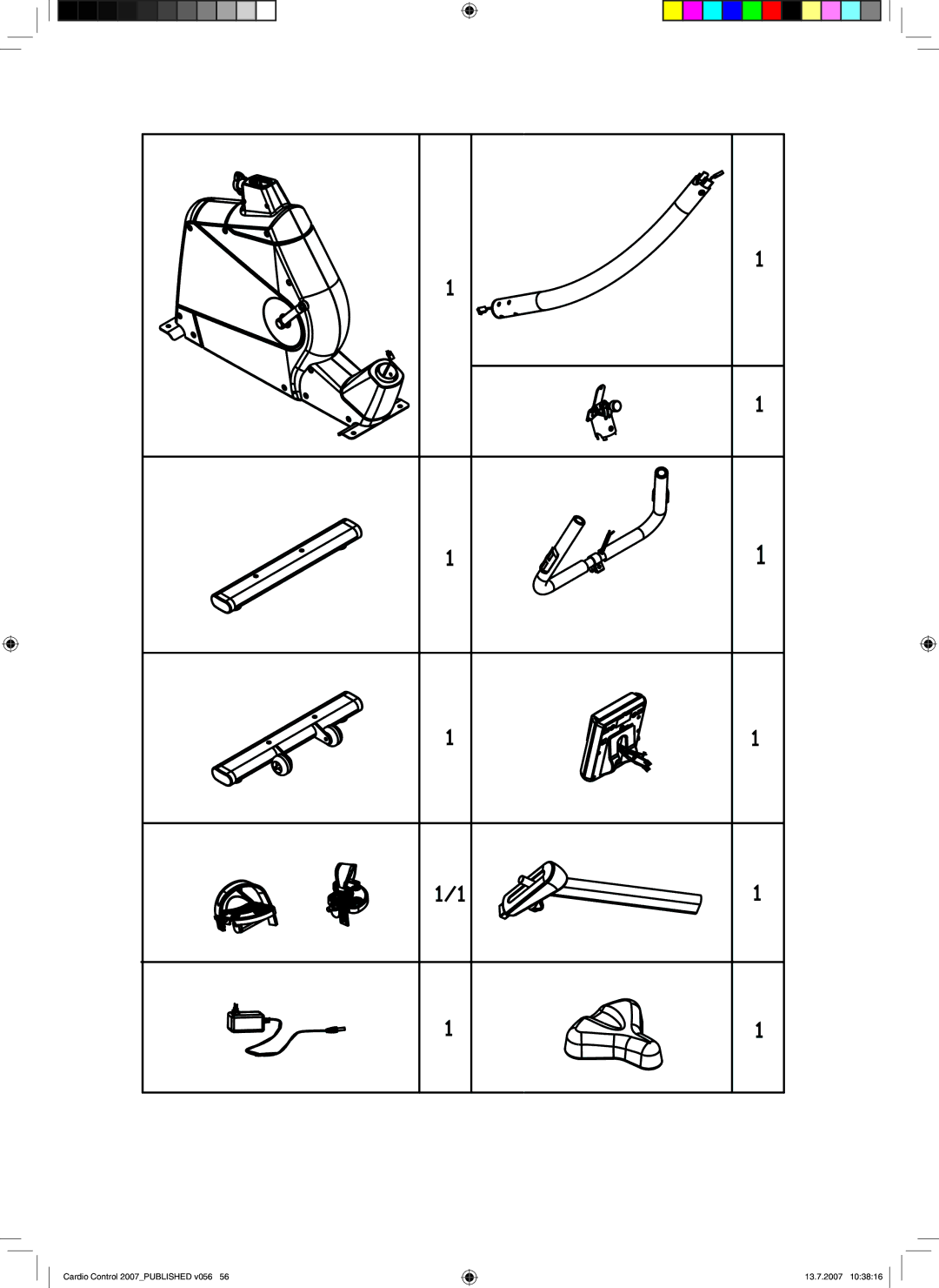 Accell owner manual Cardio Control 2007PUBLISHED 13.7.2007 103816 