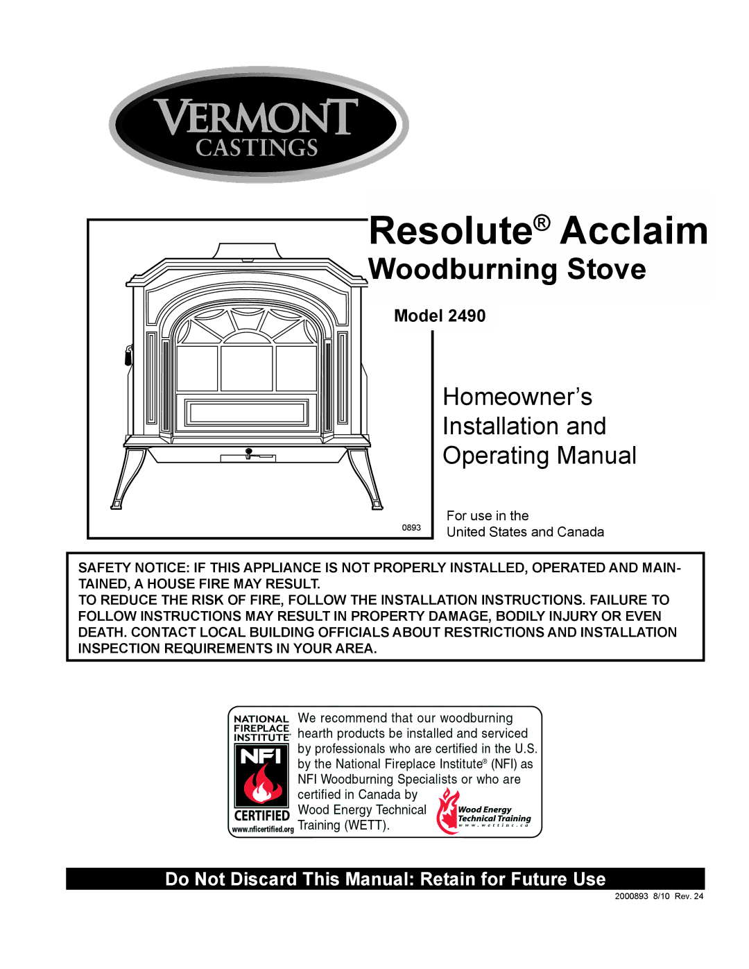 Acclaim Lighting 2490 installation instructions Resolute Acclaim 