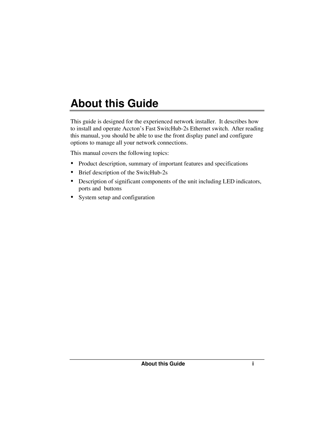 Accton Technology 100BASE-TX, 10BASE-T manual About this Guide 