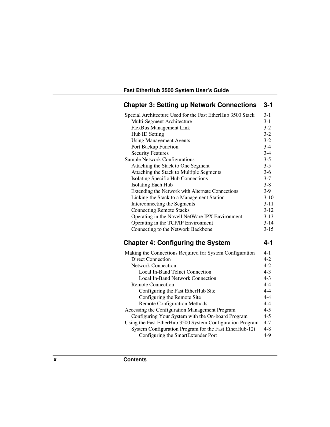 Accton Technology 12i, 12mi SNMP manual Setting up Network Connections, Configuring the System 