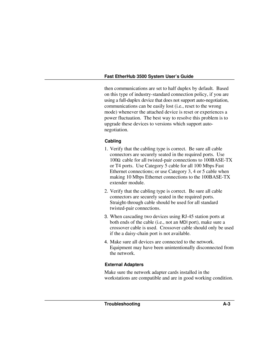 Accton Technology 12mi SNMP, 12i manual Cabling 