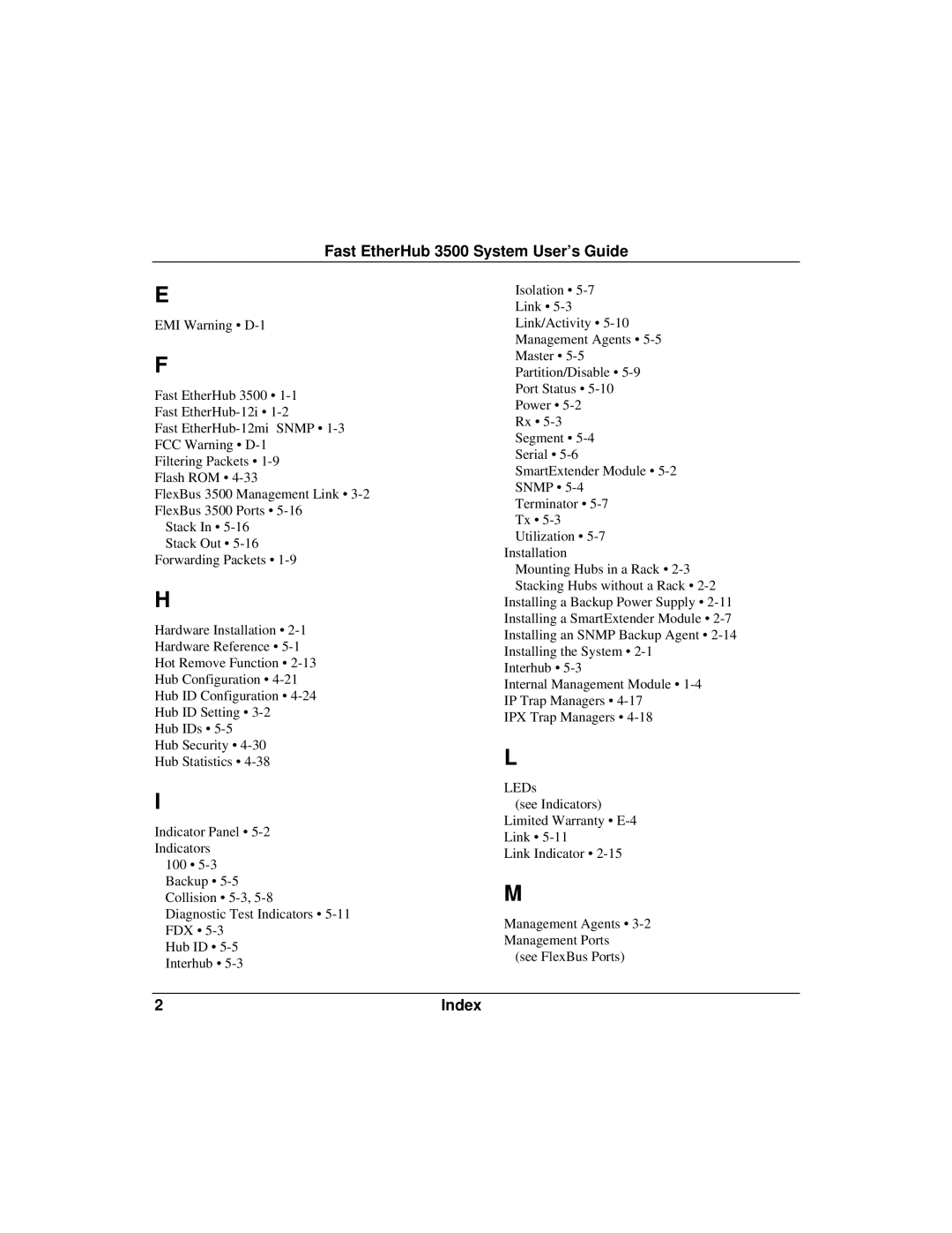 Accton Technology 12i, 12mi SNMP manual Index 