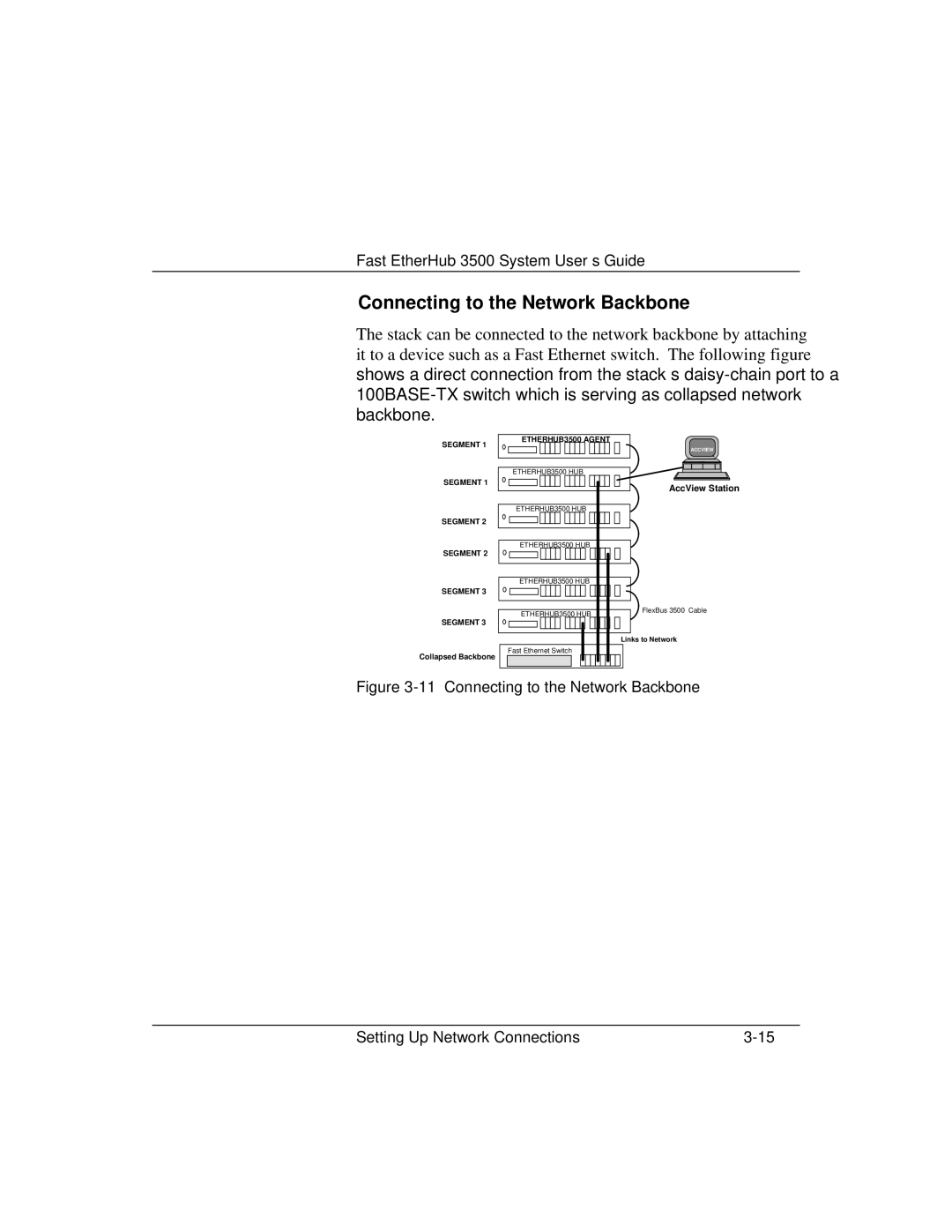 Accton Technology 12i, 12mi SNMP manual Connecting to the Network Backbone 