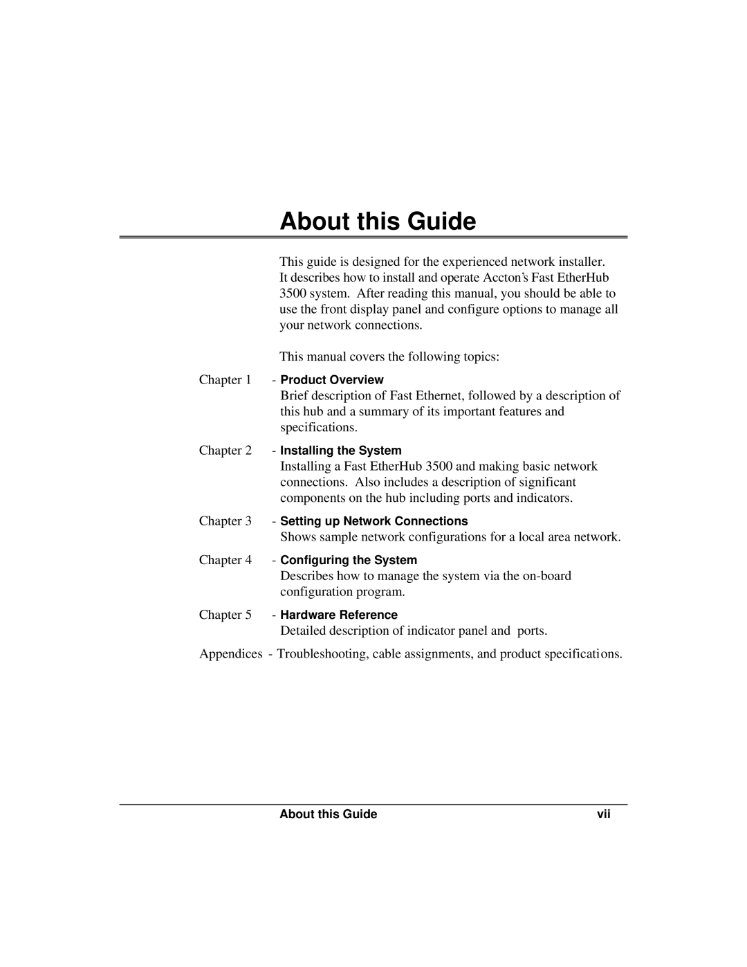 Accton Technology 12i, 12mi SNMP manual About this Guide 